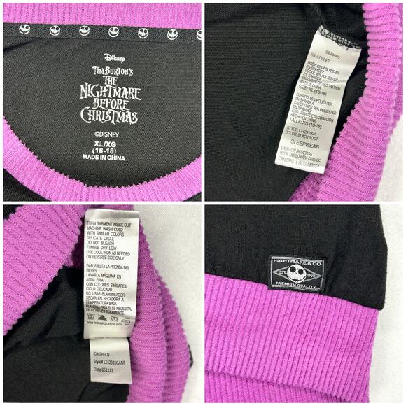 Lot of 3 Disney Nightmare B4 Christmas: Puzzle + Sleep Shirt XL 16-18 + Cookbook - Picture 15 of 16